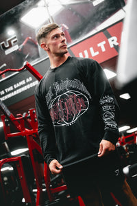 NBW Premium LS Tee in Graphite Black