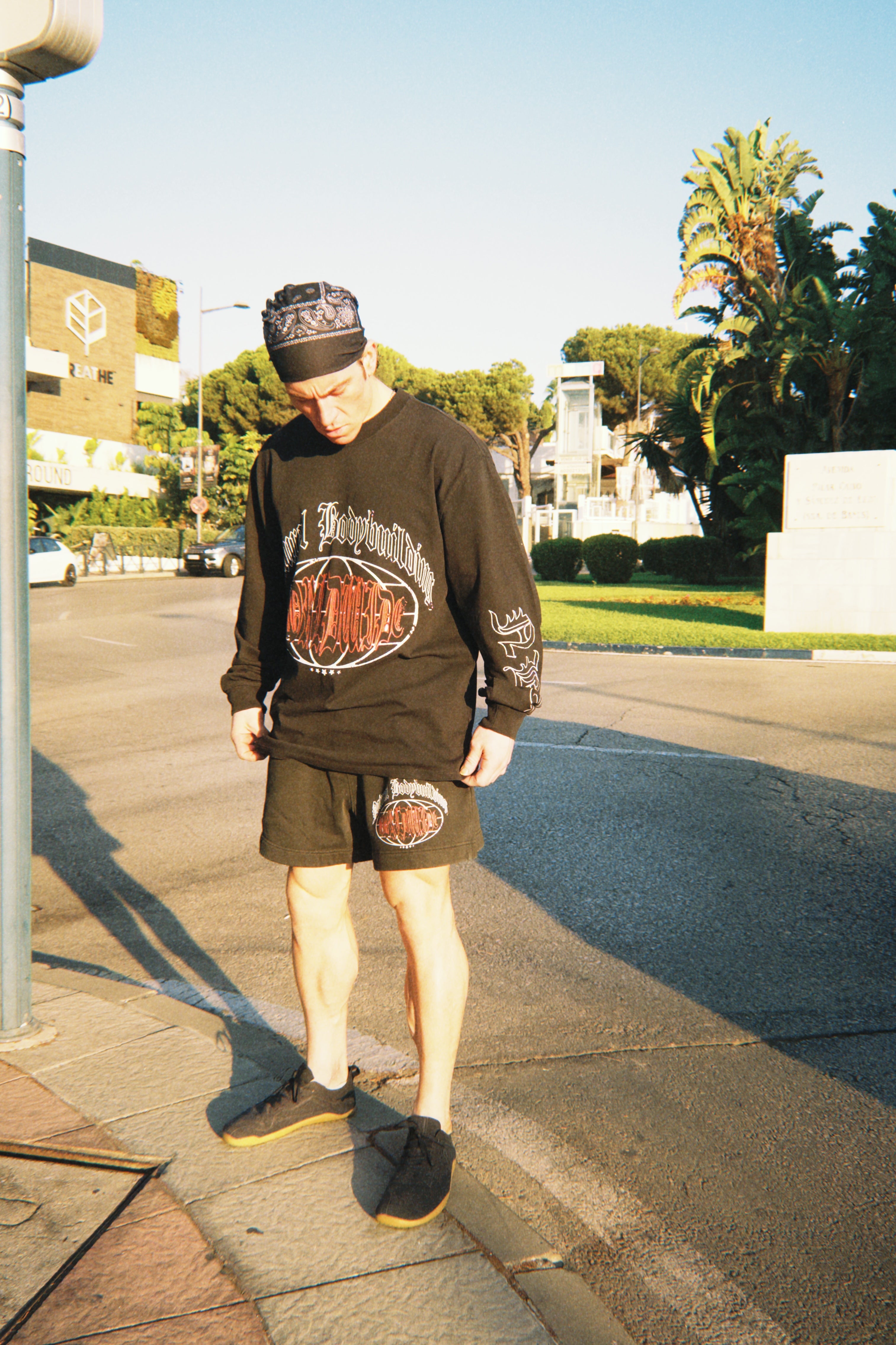NBW Premium LS Tee in Graphite Black