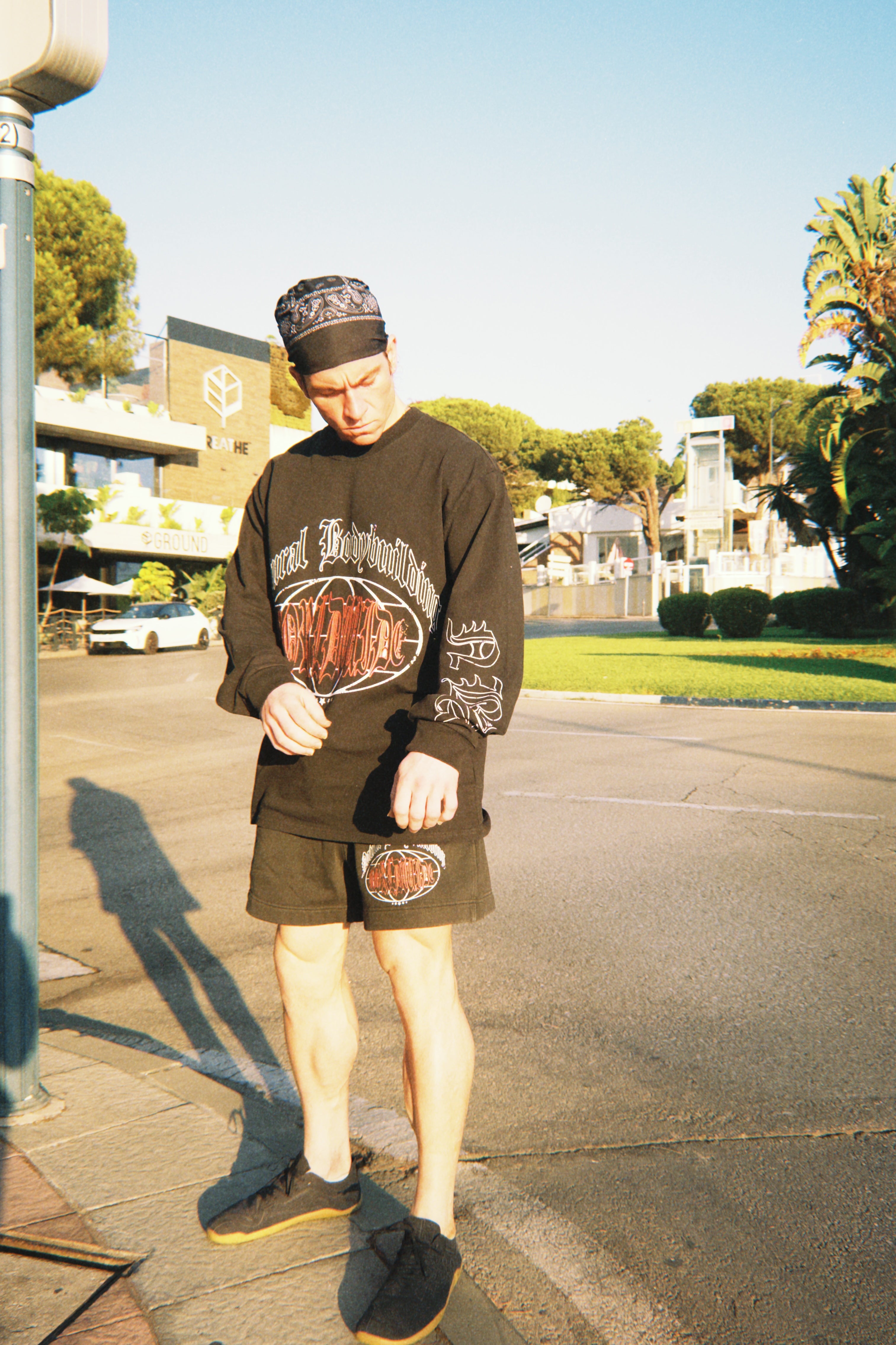 NBW Premium LS Tee in Graphite Black