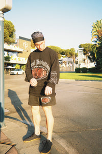 NBW Premium LS Tee in Graphite Black