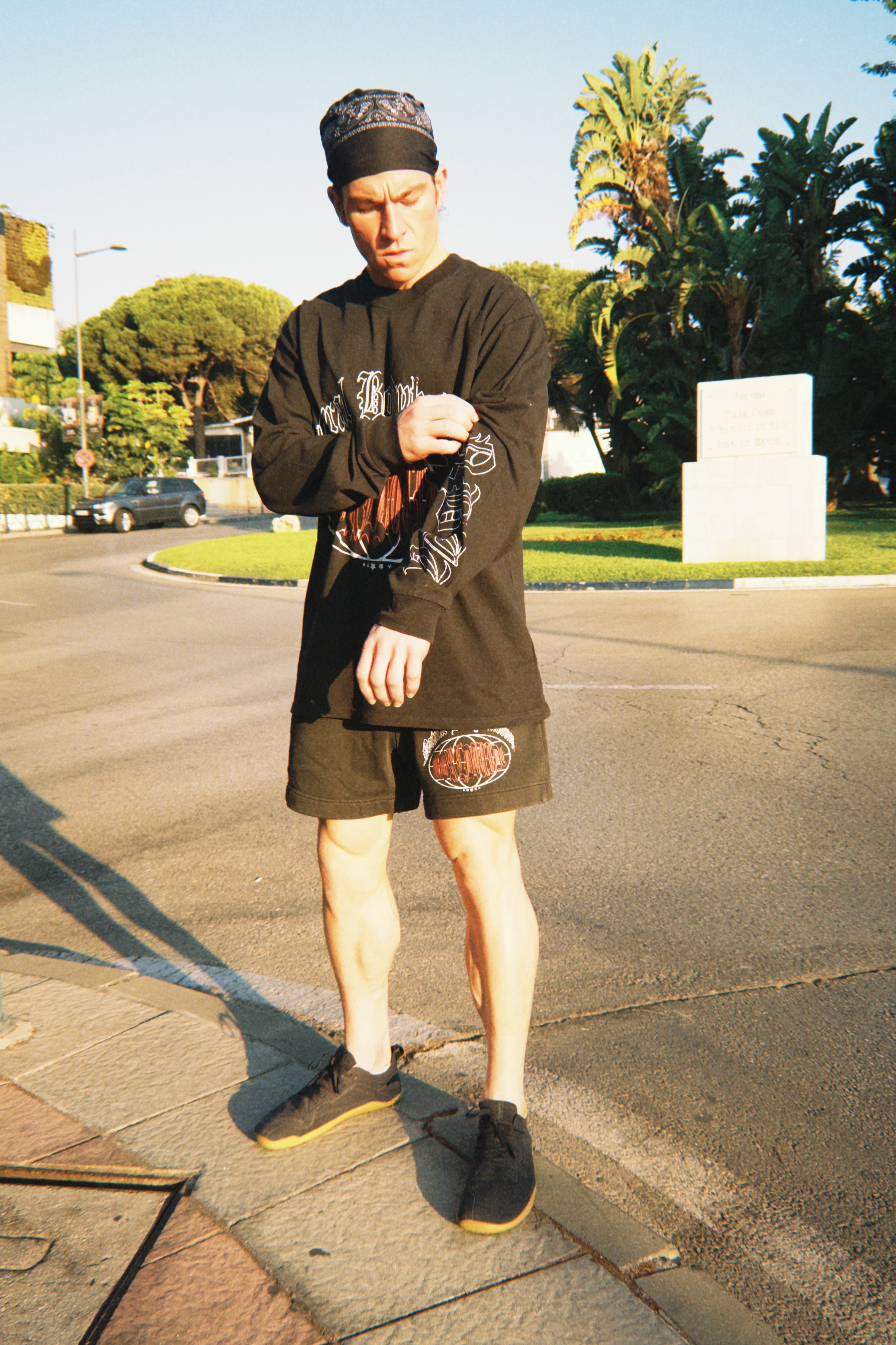 NBW Premium LS Tee in Graphite Black