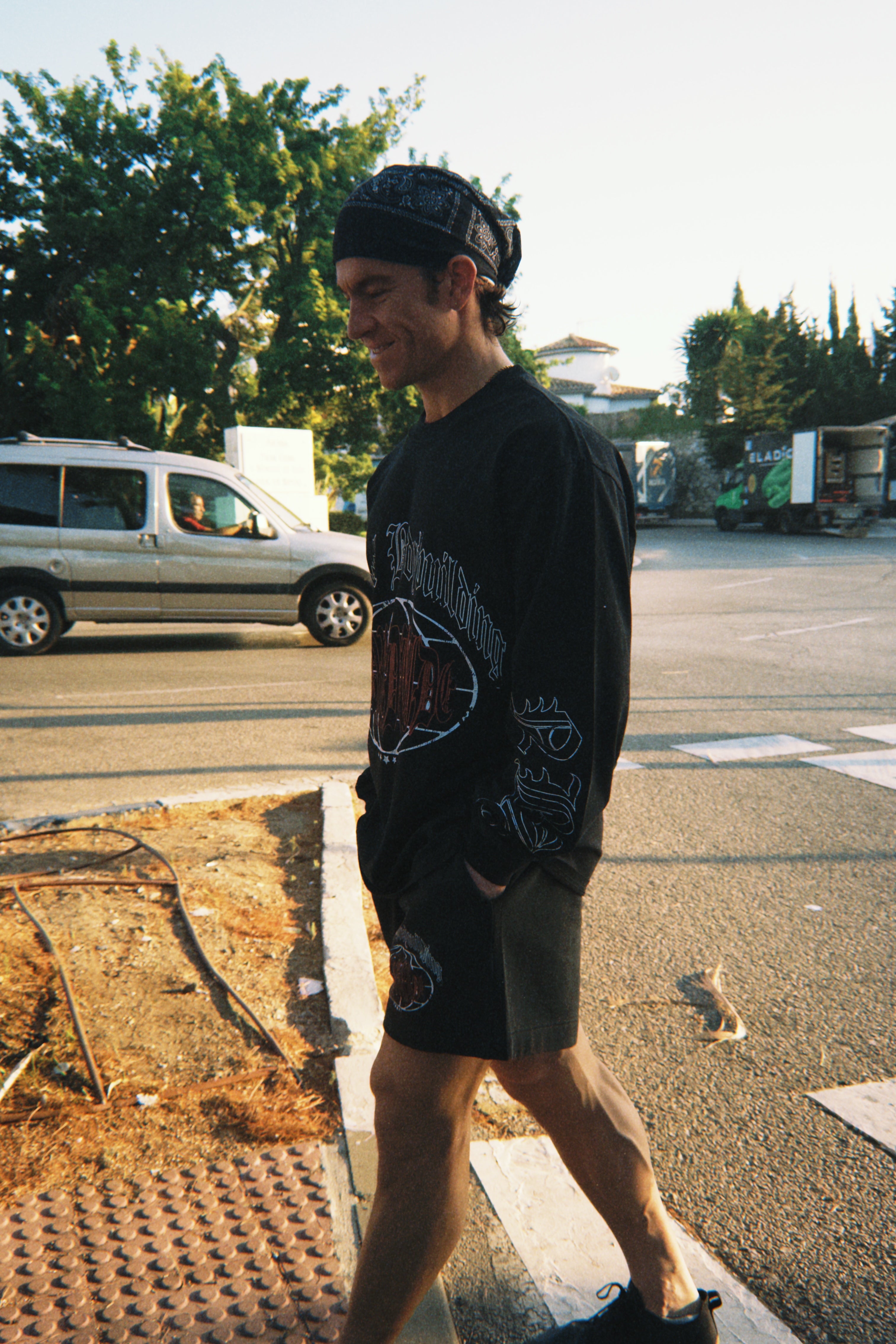 NBW Premium LS Tee in Graphite Black